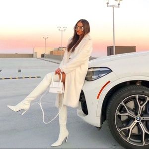 ZARA GEOMETRICAL HEEL HIGH SHAFT BOOTS NWT